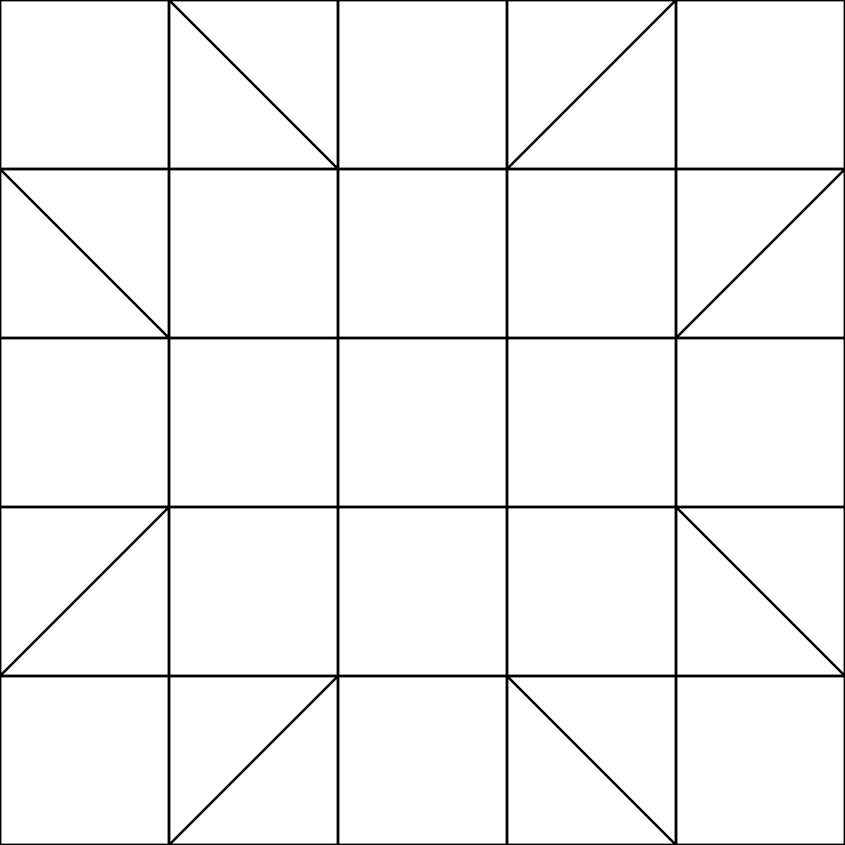 Pattern 118, Weather Vane barn quilt pattern thumbnail